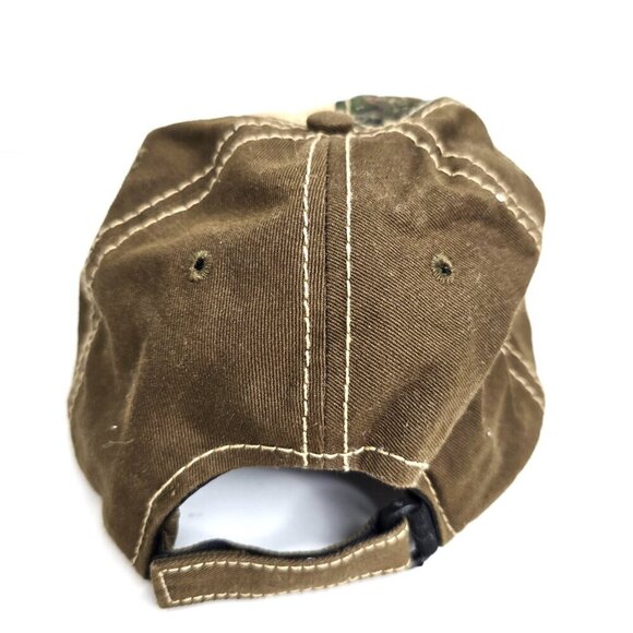 Gleaner Combine Tractors Brown Distressed Hat Cap Chamberlain - Picture 3 of 6